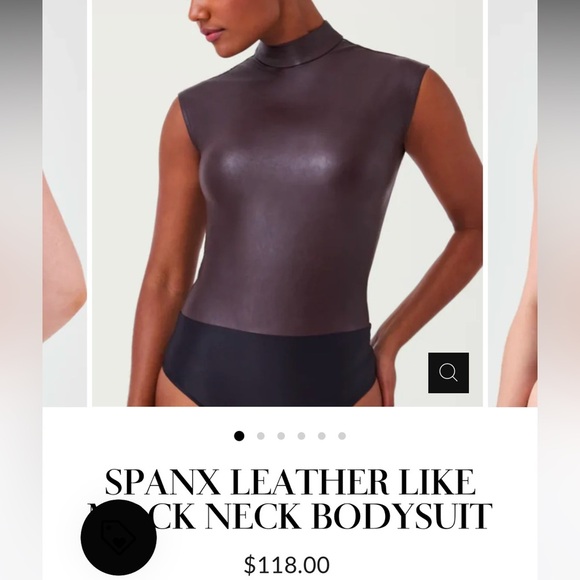 NWT Spanx Leather body suit - Picture 1 of 4
